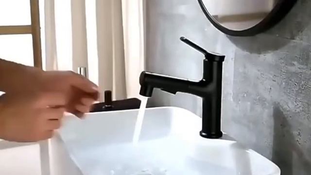 современный умный выдвижной медный смеситель для умывальника смотреть онлайн