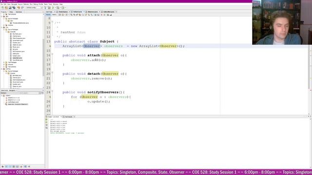 Observer Design Pattern (Introduction and Java Example) смотреть онлайн