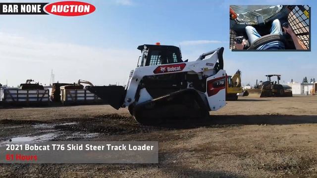 2021 Bobcat T76 Skid Steer Track Loader