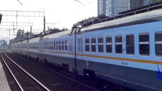Электропоезд ЭД4М-0500 "Спутник-ЦППК" станция Реутово смотреть онлайн