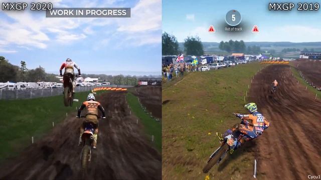 MXGP 2020 vs MXGP 2019 Early Graphics Comparison смотреть онлайн