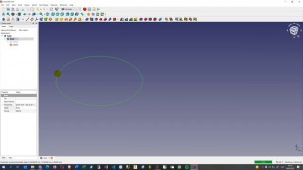 ✅ FreeCAD Error: Cannot use selected object. Select object must belong to the active body.