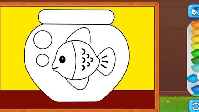 Paint the Fish (Mewarnai Ikan) смотреть онлайн