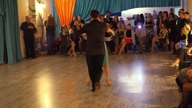 Сергей и Анна Сохненко, Милонга в Туле, (3) смотреть онлайн