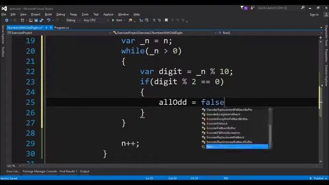 numbers with odd digits in c# смотреть онлайн