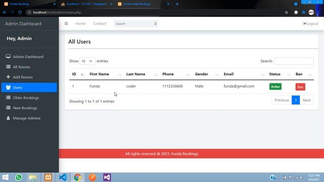 Hotel booking management system Source Code | Online Hotel room booking system in PHP MySQL смотреть онлайн