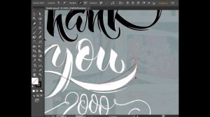 Отрисовка вектора, леттеринг