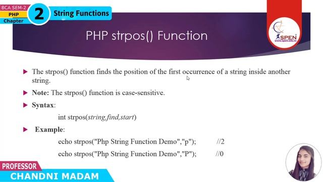 String Functions in PHP part-2 смотреть онлайн