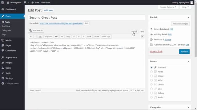 How to Remove Visual Editor Mode in WordPress смотреть онлайн