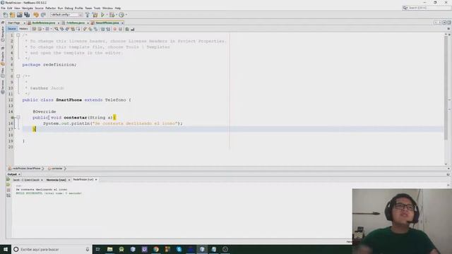 Redefinición de Metodos (Override) en Java - 8 - Curso Intermedio de JAVA смотреть онлайн