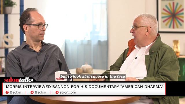 Errol Morris makes the case for giving Steve Bannon a platform in his film "American Dharma" смотреть онлайн