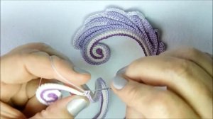 Вязание крючком,мотив "Завиток "how to crochet,crochet,crochet tutorial