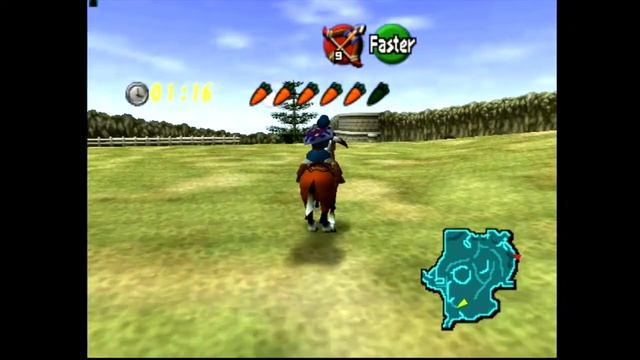 Legend of Zelda: Ocarina of Time - Racing the Eyeball Frog from King Zora to the Lakeside Laborator смотреть онлайн