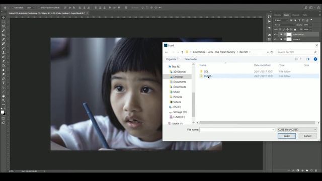Using LUTs in Adobe Photoshop CS6 / CC смотреть онлайн