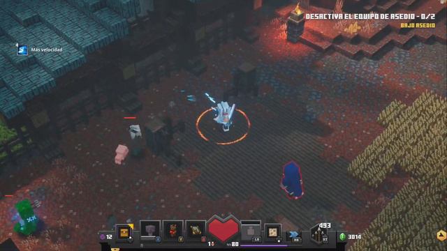 Minecraft Dungeons: Howling Peaks Walkthrough gameplay (Muralla Colosal) смотреть онлайн