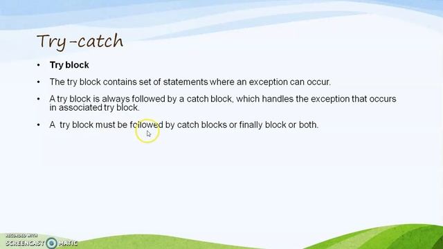 EXCEPTION HANDLING 1 смотреть онлайн