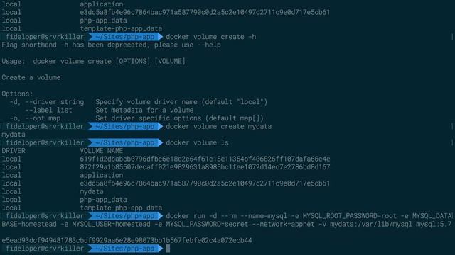 Docker Volumes смотреть онлайн