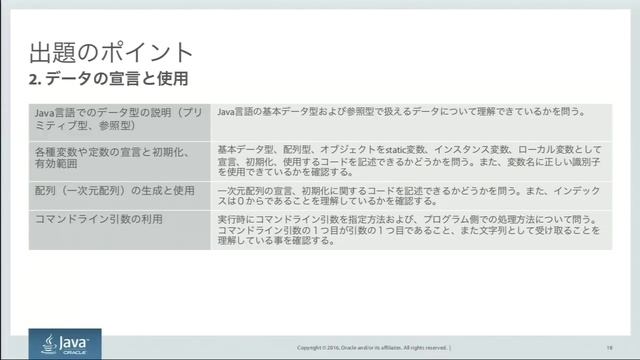 Oracle Certified Java Programmer, Bronze SE 7 / 8 認定資格試験　ポイント解説セミナー（1） смотреть онлайн