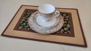 Как сшить подарок своими руками. Новогодний ланчмат или салфетка для сервировки стола.