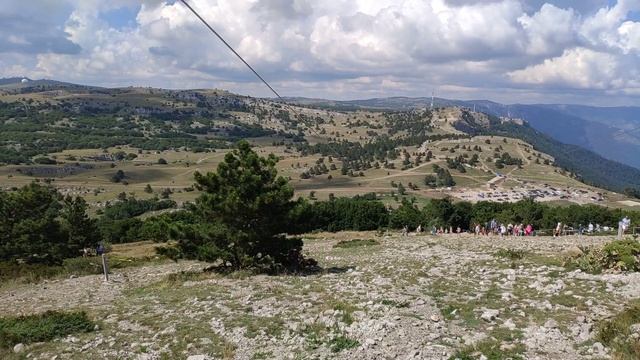 Троллей от зубцов Ай-Петри к верхней станции канатки, Крым смотреть онлайн