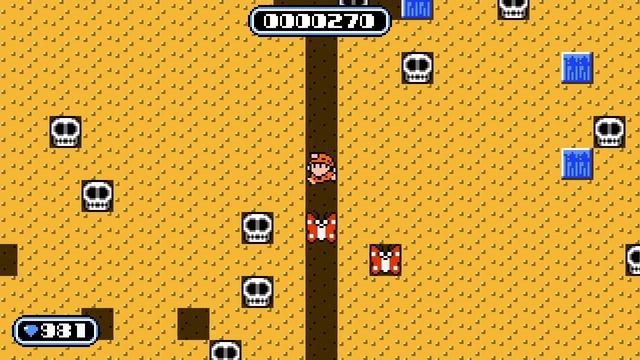 Boulder Dash Clone Java (NES graphics) смотреть онлайн