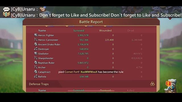 CyB | Lords Mobile | Rallies | Kingdom Clash Kvk смотреть онлайн