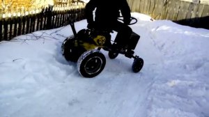 Минитрактор из мотокультиватора 
.