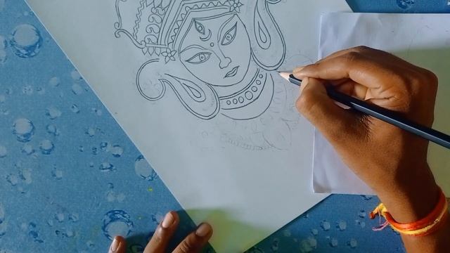 Maa durga pencil sketch | Durga pencil drawing | art icon pencil sketch смотреть онлайн