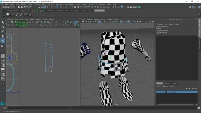 Создание игры с нуля ( создание разверток UV - туловище №21 ) смотреть онлайн