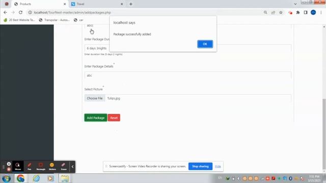 Tour and travel with admin dashboard full project in php and mysql смотреть онлайн
