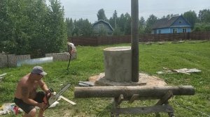 Декор колец колодца. начало.