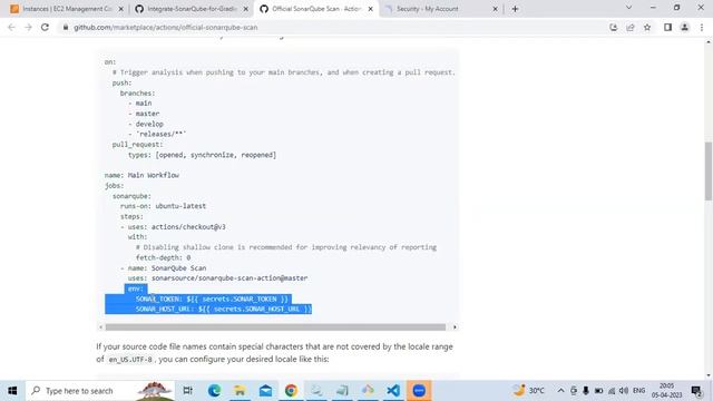 SonarQube Code Analysis for Gradle Project using GitHub Actions | SonarQube Scanner GitHub Actions смотреть онлайн