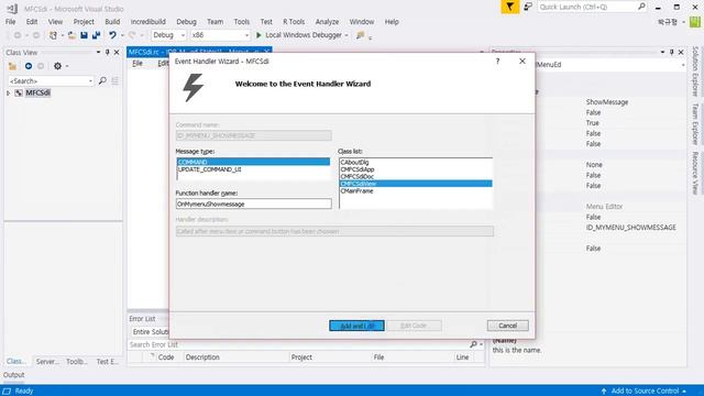 MFC - Simple Menu Toolbar SDI смотреть онлайн