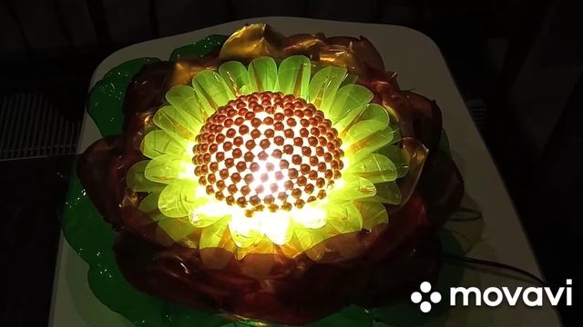 Светильник для дома и дачи ,из пластиковых бутылок . Своими руками ! смотреть онлайн