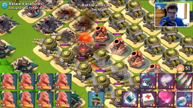Private Bullit vs ALL Boom Cannon Base!! Boom Beach Blackguard Basebuilder!! смотреть онлайн