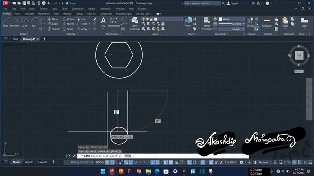 Ex 21 || autocad 2D || chapter 1 смотреть онлайн