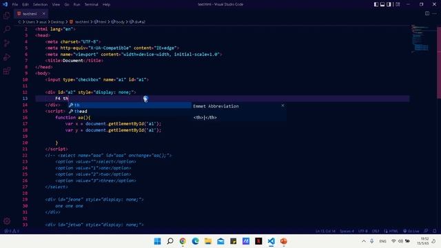 ?พัฒนาเว็บเพจ ตอนที่ 31 - JS Hide/Show (Type Select/Checkbox/Button) смотреть онлайн