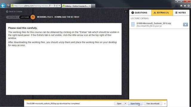 Downloading and Unzipping Working Files Using Internet Explorer смотреть онлайн