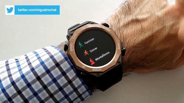 ROGBID TANK M1 - Poderoso smart watch de uso rudo grado militar смотреть онлайн