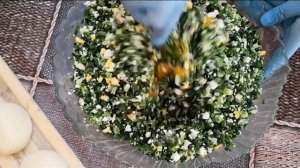 Дагестанская кухня. Чуду с зелёным луком и творогом, невероятно вкусно!