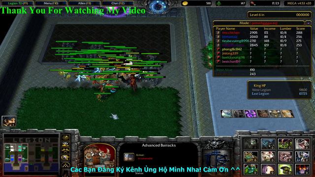 Warcraft III : Legion TD Mega 4.53 OZ3 x 20 (Fix Gold) #241 смотреть онлайн