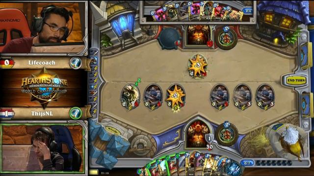 RU 1\2 final Hearthstone European Championship 2015 Lifecoach vs ThijsNL смотреть онлайн