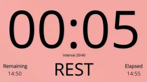 Tabata Timer 30/15 - HIIT Timer 30/15 - Interval Timer 30/15 ( without music )