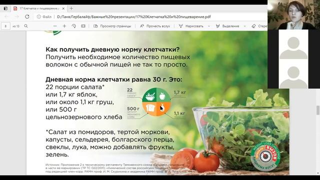 Клетчатка и ее участие в пищеварении и контроле веса смотреть онлайн