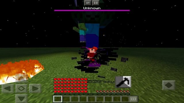 ME vs. TITAN ZOMBIE in Minecraft PE | Chaos SICKLE MCPE/MCBE Addon смотреть онлайн