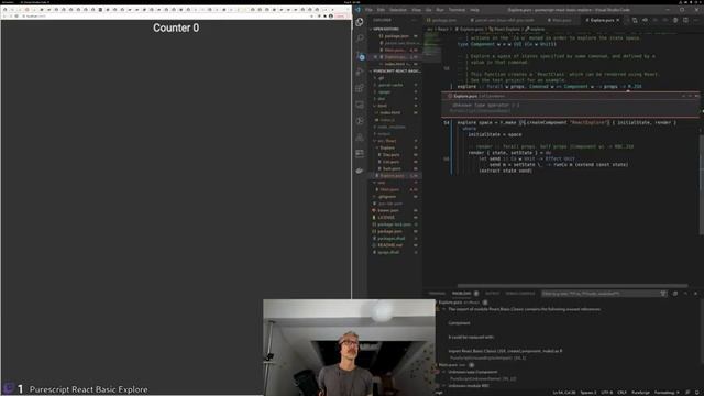 Purescript React Basic Explore 1 смотреть онлайн