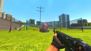 Тест оружия S.T.A.L.K.E.R. в Garry's Mod и Мутанты.