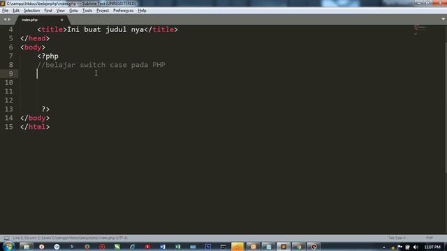 Belajar PHP #9 Switch Case смотреть онлайн