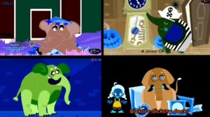 Hickory Dickory Dock Party Elephants | Color Inversion + Chipmunk Voice Effects | Video Tutorial 🔥