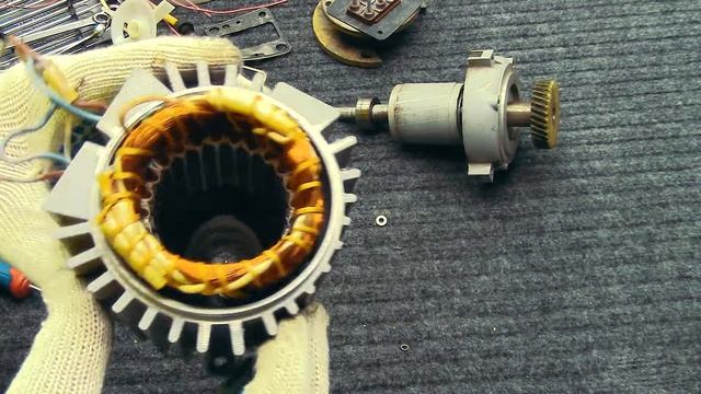 Разбор советского асинхронного электродвигателя. смотреть онлайн